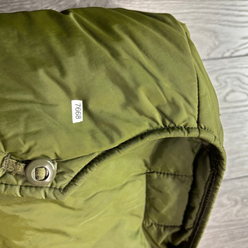 Vintage Military Issue Quilted Field Coat XL Liner Jacket Olive Green 1990s - Picture 8 of 8
